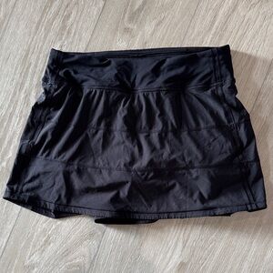 Lululemon Pace Revival Mid Rise Black Women's Skort